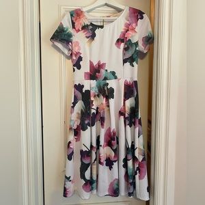 Colorful floral dress